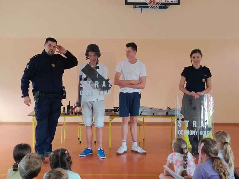 Spotkanie ze Strażą Ochrony Kolei (SOK)